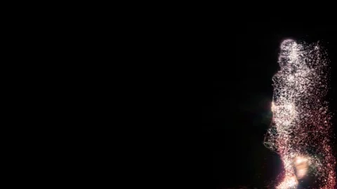 Dancing Strip  Particles Stock-Footage 107959697