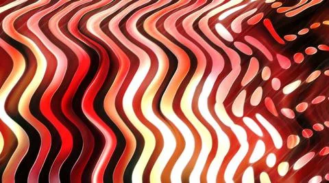 Dancing stripes abstraction with shining effect, background with imitation... Stock Photos