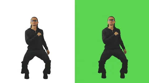 Dancing in the style of Boogie-woogie man funny moves feet Video stock 41395909