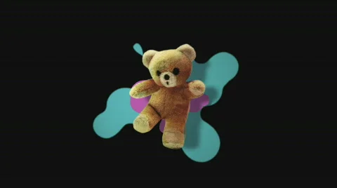 Dancing teddy bear-01 Stock Footage 841744
