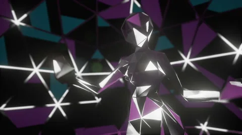 Dancing Triangle Girl #1 스톡 동영상 53506402