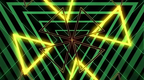 Dancing triangles Stock Footage 46360427