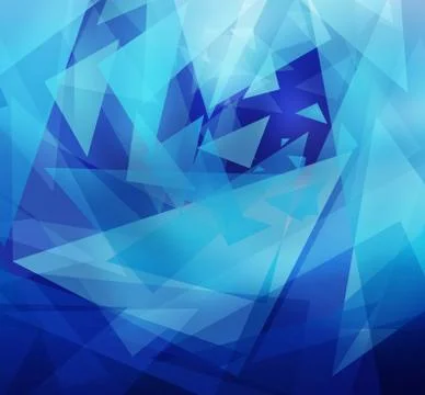 Dancing triangles Stock Illustration