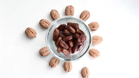 Dancing walnuts Stock Footage 122644084