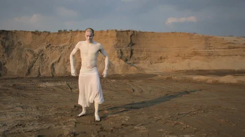 Dancing in the wasteland 1/5 Stock Footage 51297394