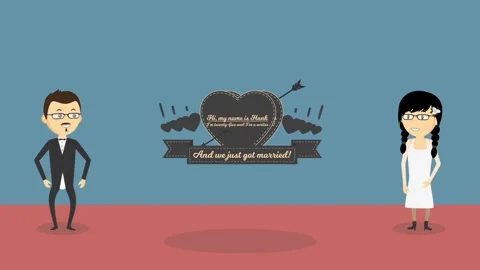 Dancing Wedding Characters Editor Stock After Effects