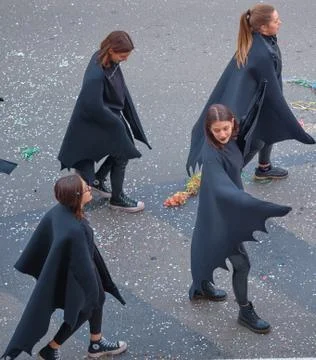 Dancing witch Stock Photos