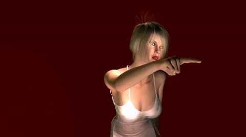 Dancing woman animation Stock Footage 22805973