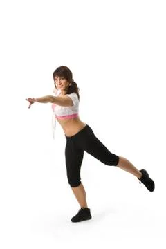 Dancing woman Stock Photos
