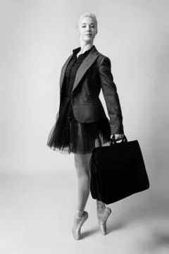 Dancing at work Stock Photos