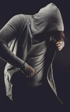 Dancing young man Stock Photos