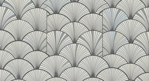 Dandelion clock seed pattern Stock Illustration
