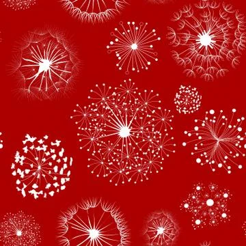 Dandelion Collection Stock Illustration