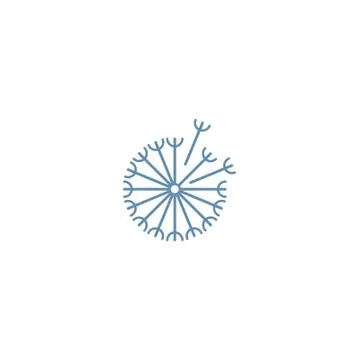 Dandelion flower Stock Illustration