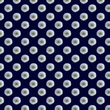 Dandelion fluff pattern background Stock Illustration