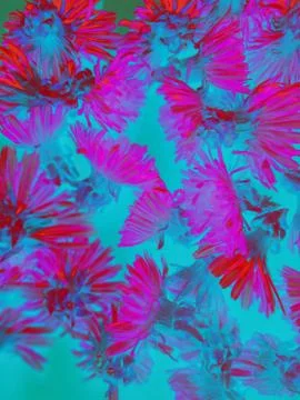 Dandelions background Stock Photos