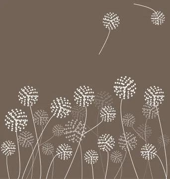 Dandelions Vector Stock Illustration