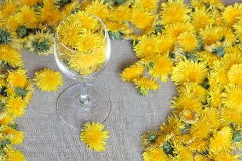 Dandelion's wine Stock Photos