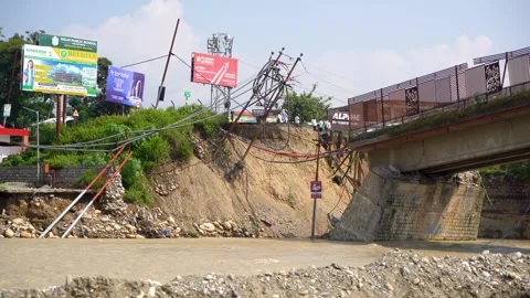 Dander River after the storm Stock Footage 321040248