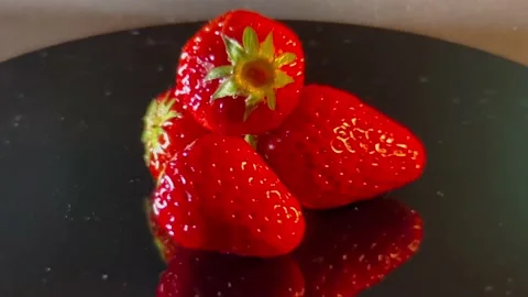 Dandong big strawberry (4) Stock Footage 202206165
