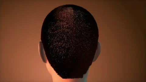 Dandruff cleaning Stock Footage 102418166