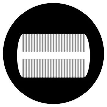 Dandruff comb icon illustration design Illustration