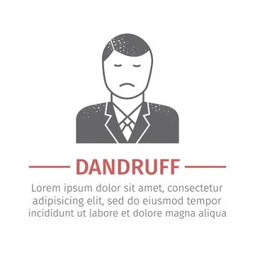 Dandruff Stock Illustration