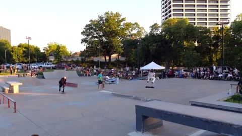 Dane Burman 360 Kickflip Stock Footage 244680539