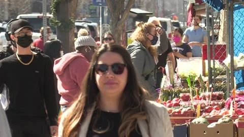 The Danforth avenue  Greektown district in Toronto Canada 스톡 동영상 150772882