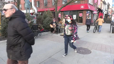 The Danforth Greektown in Toronto Canada Vídeo Stock 150323178
