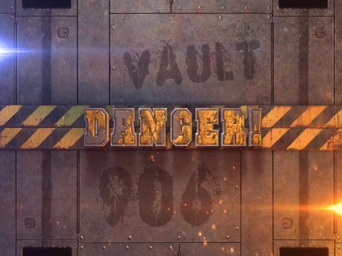 Danger! - 3D Procedural Metallic Text Logo Stinger Stock After Effects