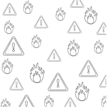 Danger and warning sign Stock Illustration