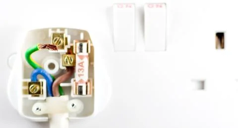 Danger bad electrics Foto stock