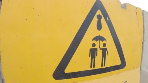 DANGER CLOSE WALL ART Stock Footage 150691463