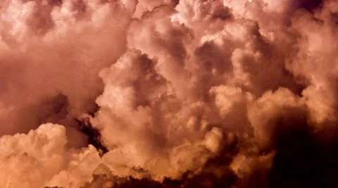 Danger clouds Stock Footage 7910051