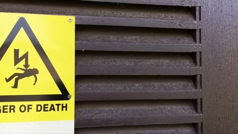 Danger of death sign Stock Footage 72374389