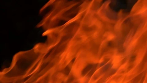 Danger fire at night. Slow motion. Vídeos de archivo 108435834