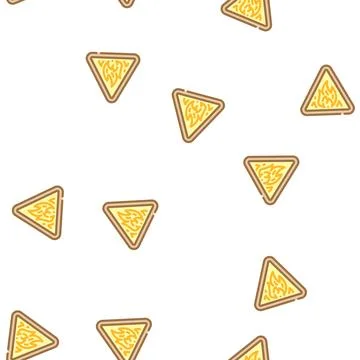 Danger fire vector seamless pattern Stockillustratie