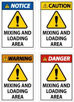 Danger Fire Will Cause Toxic Fumes Sign On White Background Stock Illustration