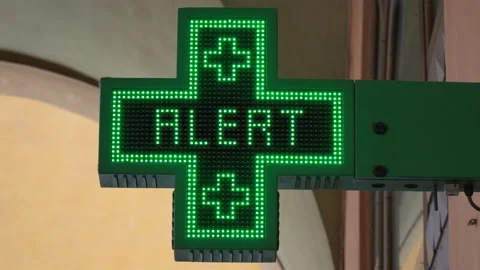 Danger high temperature alert. Hot alert.  Stock Footage 201124246