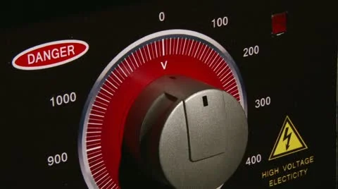 Danger High Voltage Vídeo Stock 21064623