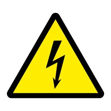 Danger high voltage vector illustration Stock Illustration
