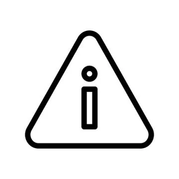 Danger icon. flat illustration of danger vector icon for web Stock-Illustration