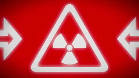 Danger icon. looping. Stock Footage 59994358