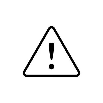 Danger icon vector illustration. attention sign and symbol. Hazard warning .. Stock Illustration