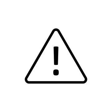 Danger icon vector illustration. attention sign and symbol. Hazard warning .. Illustrazione stock