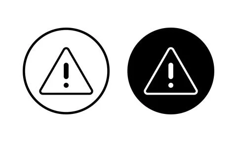 Danger icon vector illustration. attention sign and symbol. Hazard warning .. Stock Illustration