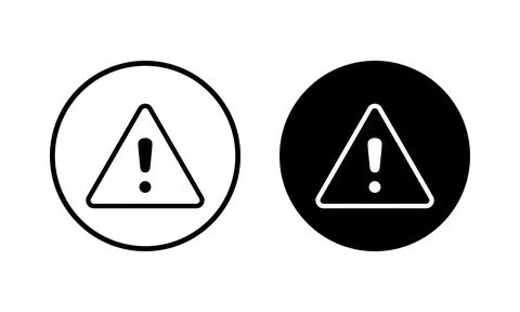 Danger icon vector illustration. attention sign and symbol. Hazard warning .. Stock Illustration