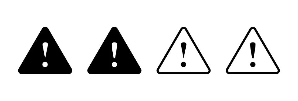 Danger icon vector illustration. attention sign and symbol. Hazard warning .. Stock Illustration