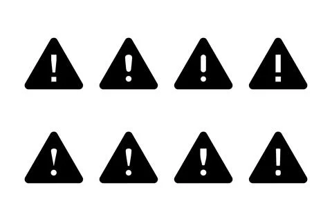 Danger icon vector illustration. attention sign and symbol. Hazard warning .. Stock Illustration
